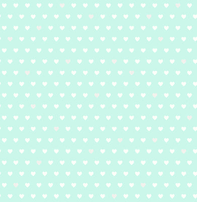 Small Hearts Aqua Hearts Wallpaper