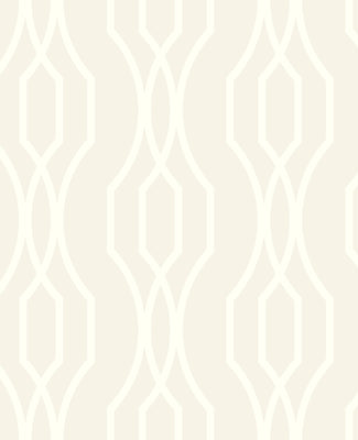 Coventry Eggshell Trellis Wallpaper