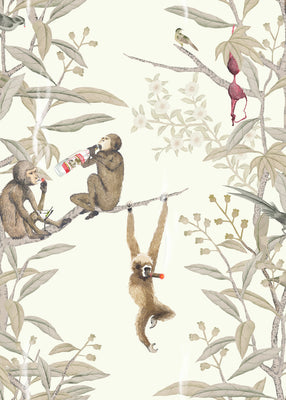 Drunk Monkeys Wallpaper - Bashed