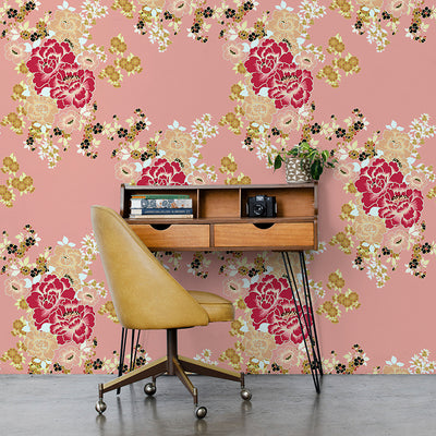 Chinese Silk Wallpaper - Lucky