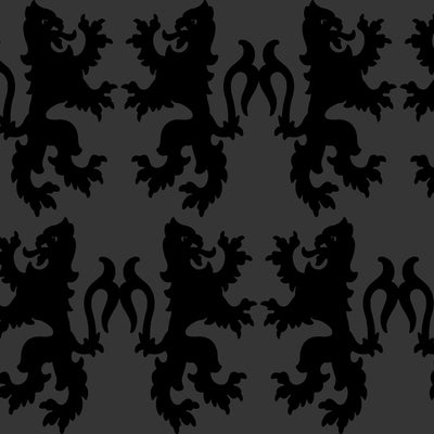 Griffons Wallpaper - Noir