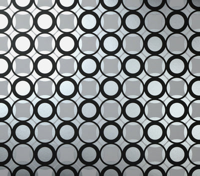 Circles Wallpaper - Silver