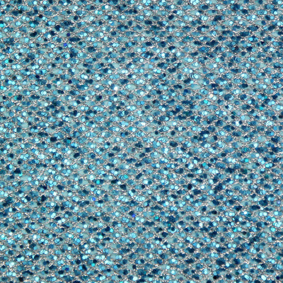 Woven Sequins Wallpaper - Blue / Silver