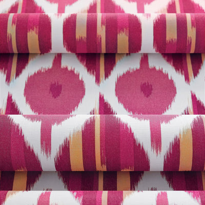 Kimono Wallpaper - Fuchsia