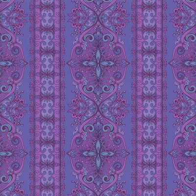 Karen Wallpaper - Plum