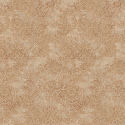 Distressed Damask Wallpaper