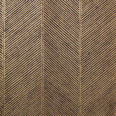 Copper Herringbone Wallcovering