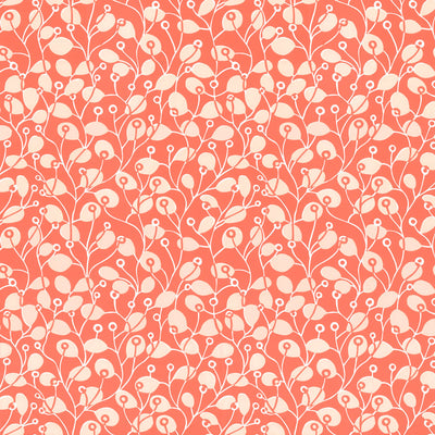 Climbing Eucalyptus Wallpaper - Paprika Blush