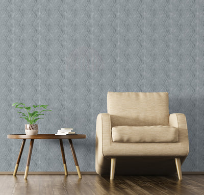 Woven Wallpaper - Steel