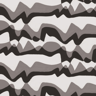 Subterranean Wallpaper by Jim Flora - Dark Grey