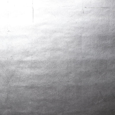 Silver Metal Leaf Wallpaper