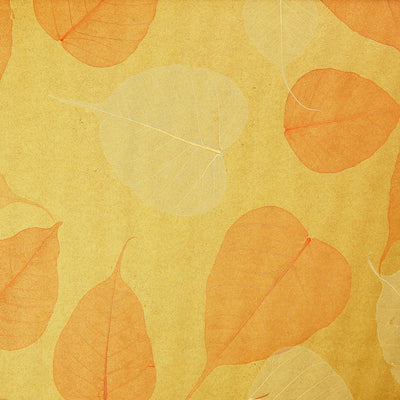 Amber Leaf Wallpaper