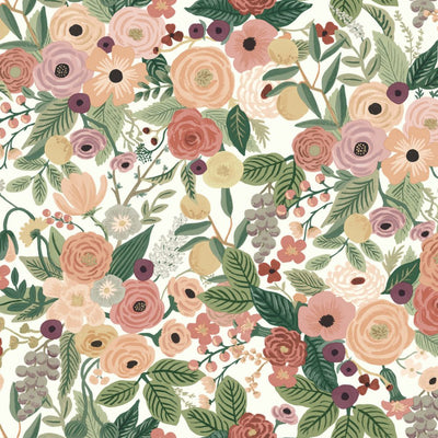 Garden Party Wallpaper - Burgundy