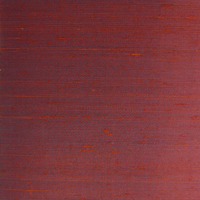 Burnt Red Silk Wallcovering