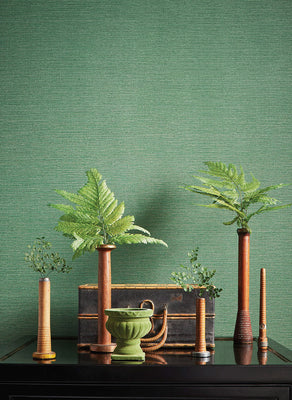 Taluk Sisal Wallpaper - Green