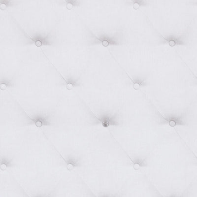 white tufted wallpaper